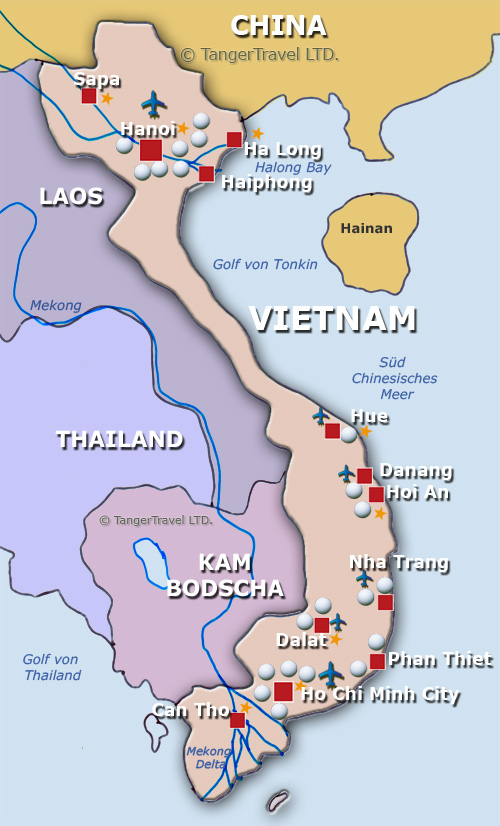 Vietnam Golfplätze 