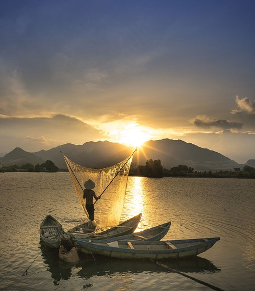 Vietnam QU allg. Sonnenuntergang