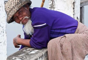 Mandalay, U Bein Bridge, Foto: © S.Scherz