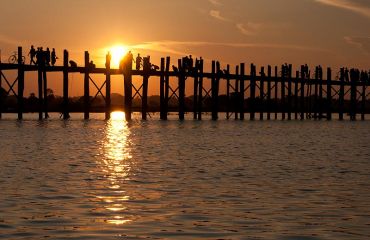 Mandalay, U Bein Bridge, Foto: © S.Scherz