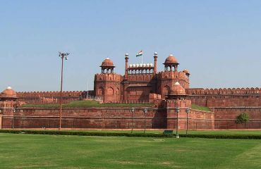 Delhi Rotes Fort: Foto:  Autor: Alex Furr, Wikipedia.de
