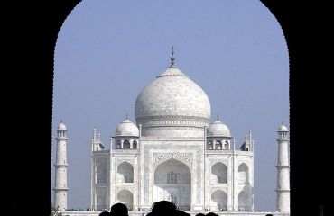 Taj Mahal - Blick vom Eingangsgebäude, Foto: File Upload Bot